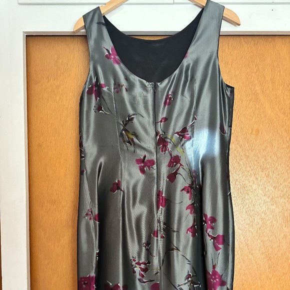 Tessuto Short Patterned Dress with Gems - Picture 2 of 3